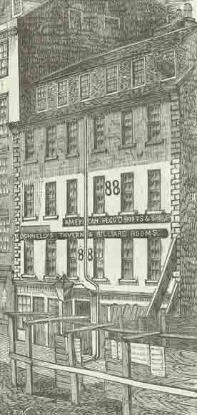 Donnelly's Tavern Trongate etch